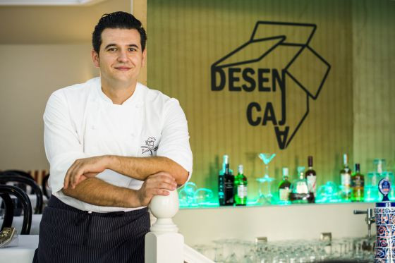 Iván Sáez en su restaurante